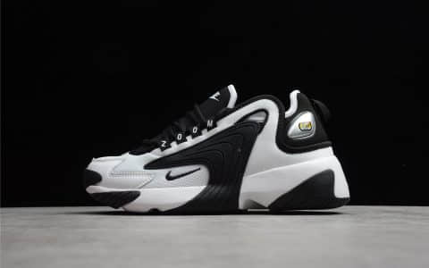 耐克2K黑白色跑鞋公司级版本 NIKE ZOOM 2K WMNS 耐克复古潮流老爹跑步运动鞋 货号：AO0354-100