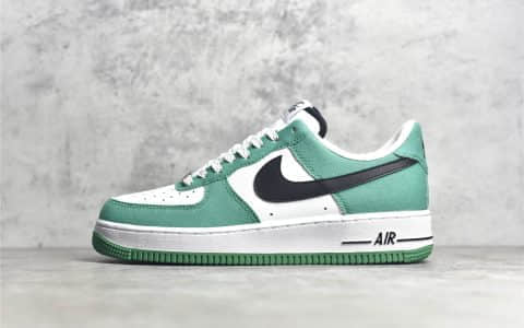 耐克空军白绿低帮帆布鞋 Nike Air Force 1 Low 07 CJ纯原版本耐克空军白黑绿 货号：315122-105