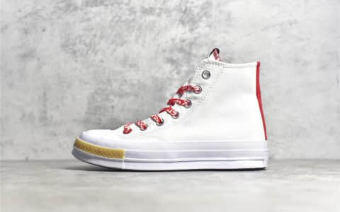 匡威CLOT联名匡威丝绸龙纹 CLOT x Converse Chuck 70 HI “White” 匡威1970S白色高帮 货号：171839C