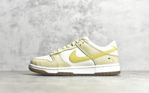 耐克Dunk柠檬黄低帮 Nike Dunk Low"Lemon Drop" 耐克Dunk白黄低帮纯原版本 货号：DJ6902-700