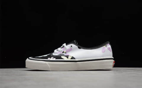 万斯小花一脚蹬低帮帆布鞋 Vans Authentic 44 Dx 万斯鸳鸯彩色小花 万斯硫化板鞋 货号：VN0A54F241S