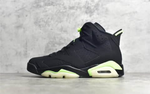 AJ6电光绿H12纯原版本 Air Jordan 6 Retro "Electric Green" AJ6黑色AJ6黑绿实战球鞋 货号：CT8529-003