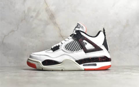 AJ4热熔岩实战篮球鞋 Air Jordan 4 Hot Lava 莞产纯原版本AJ4多个配色 AJ4原厂材料复刻 货号：408452-116