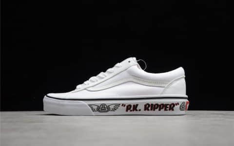 万斯BILKES联名白色低帮 VANS Style 36 X SE BILKES 万斯白色反光低帮板鞋 货号：VN0A54F64YS