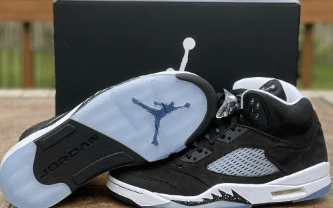 AJ5奥利奥全新配色 Air Jordan 5 “Oreo” 最新实物图AJ5黑白高帮AJ5奥利奥特殊鞋盒 货号：CT4838-011