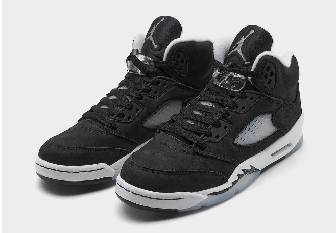 AJ5奥利奥全新配色 Air Jordan 5 “Oreo” 最新实物图AJ5黑白高帮AJ5奥利奥特殊鞋盒 货号：CT4838-011