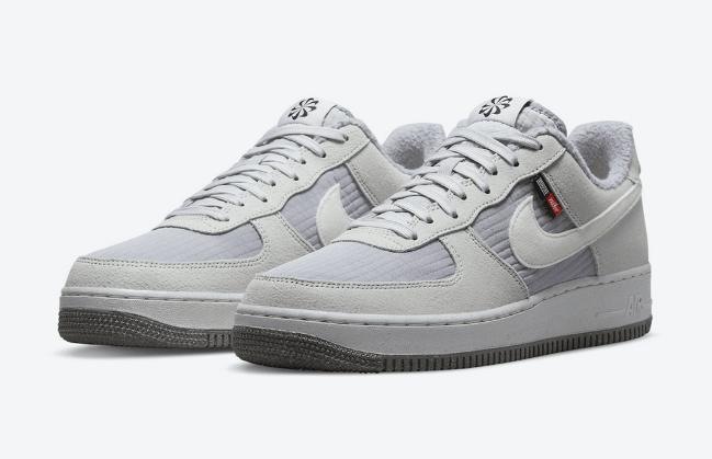 耐克空军棉鞋灰色低帮 Nike Air Force 1 Low “Toasty” 全新耐克棉鞋实物图 AF1灰色低帮 货号：DC8871-002