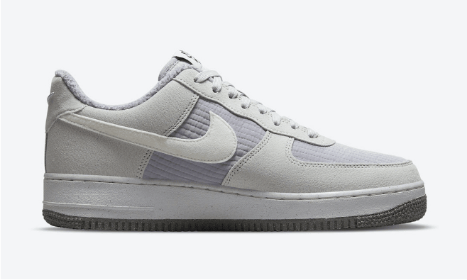 耐克空军棉鞋灰色低帮 Nike Air Force 1 Low “Toasty” 全新耐克棉鞋实物图 AF1灰色低帮 货号：DC8871-002