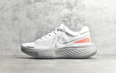 耐克Zoomx跑鞋耐克瑞亚鞋款 Nike ZoomX Invincible Run FK 耐克白灰色轻跑鞋 耐克2021新款跑鞋 货号：CT2228-108