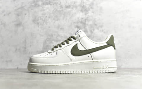 耐克空军米白绿低帮纯原版本 Nike Air Force 1 Low 07 米白绿 耐克空军原厂品质高端复刻 货号：CQ5059-110