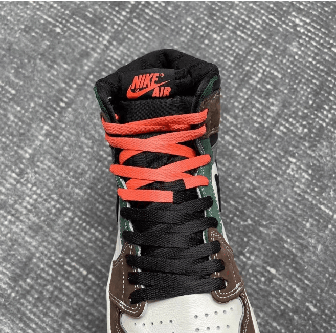 AJ1缝合怪高帮 AJ1拼色新配色 Air Jordan 1 High OG “Hand Crafted” AJ1白棕黑紫高帮 货号：DH3097-001