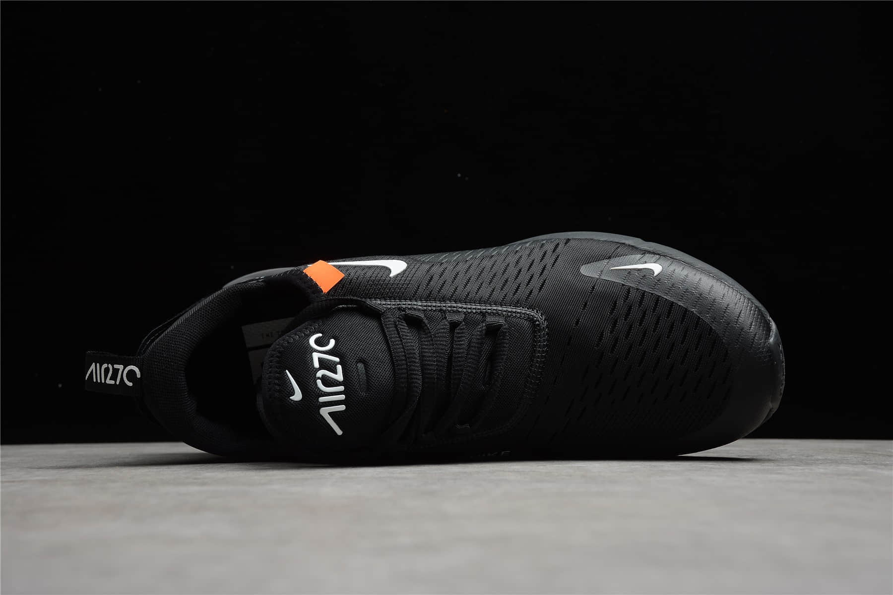 耐克MAX270OW联名款黑色 Nike Air Max 270 x Off White 原厂耐克一比一复刻 耐克OW联名 货号：AH8050-005-潮流者之家