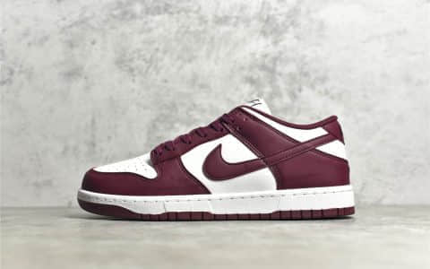 耐克Dunk白红低帮 Nike Dunk Low 莆田耐克复刻 耐克Dunk酒红低帮板鞋 货号：DD1503-108