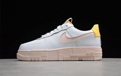 耐克空军像素白粉低帮板鞋 Nike Air Force 1 Pixel 耐克空军一号解构鞋 货号：DM3054-100