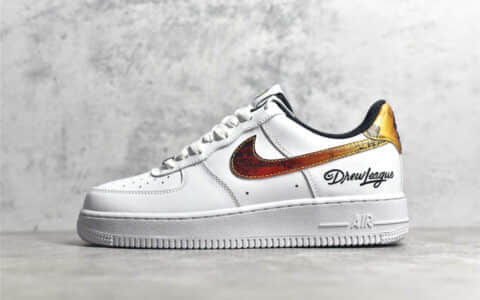 耐克空军德鲁联赛低帮 Nike Air Force 1 Low “Drew League” 耐克空军白色低帮 耐克空军刺绣 货号：DM7578-100