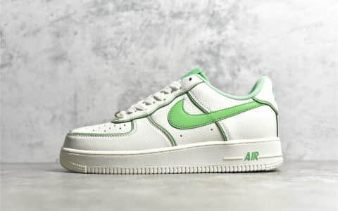 耐克空军夜魔侠低帮 Nike Air Force 1 07 Low 耐克空军米白绿低帮 耐克空军3M反光 货号：UH8958-022