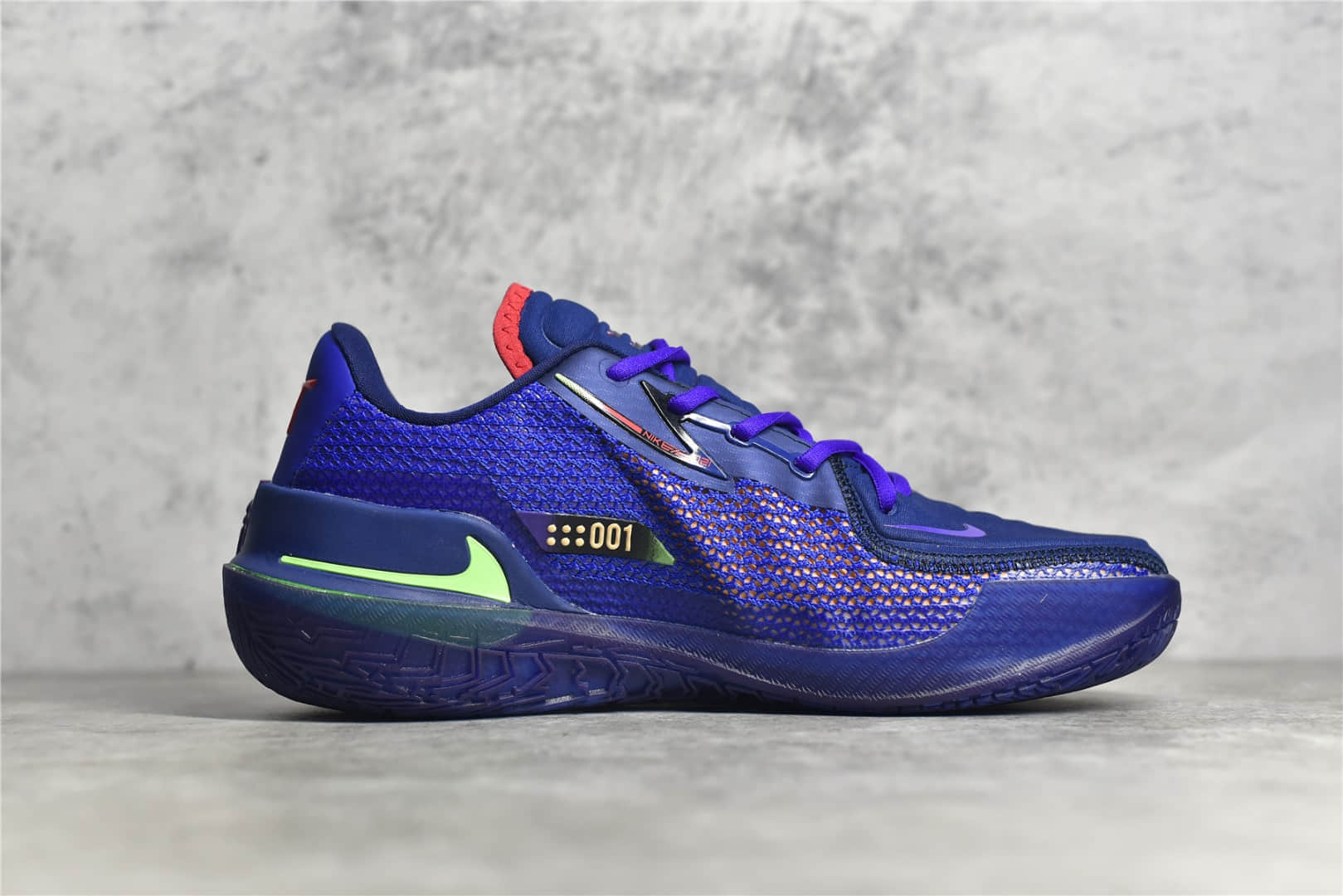 耐克实战球鞋 耐克高质量球鞋 Nike AIR ZOOM G.T. CUT 耐克蓝色球鞋 耐克GT球鞋 货号：CZ0176-400-潮流者之家