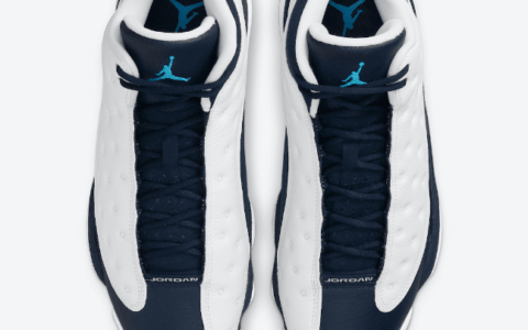 AJ13黑曜石经典球鞋 Air Jordan 13 Obsidian AJ13OG白黑高帮球鞋复刻 货号：414571-144