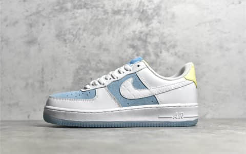 耐克空军钻石联名 Nike Air Force 1 Low 莆田纯原版本耐克红军白蓝麂皮低帮 货号：AA7687-400