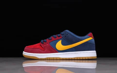 耐克SB Dunk红蓝鸳鸯巴塞罗那 Nike SB Dunk Low Barcelona 耐克鸳鸯低帮板鞋 货号：DJ0606-400