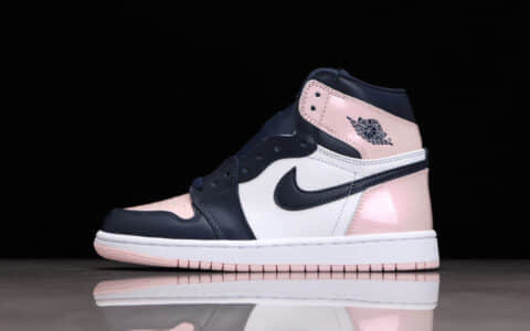 AJ1泡泡糖白黑粉中帮 Air Jordan 1 High OG Atmosphere LJR纯原版本AJ1黑曜石中帮 AJ1白色中帮 货号：DD9335-641