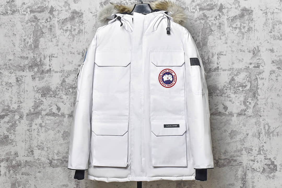 大鹅08款白色长款羽绒服 Canada goose 20fw expedition 4660M 莆田加拿大鹅工厂货源 正品大鹅08款