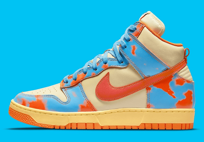 耐克Dunk酸洗做旧全新配色 Nike Dunk High "Acid Wash" 耐克涂鸦高帮 货号：DD9404-800