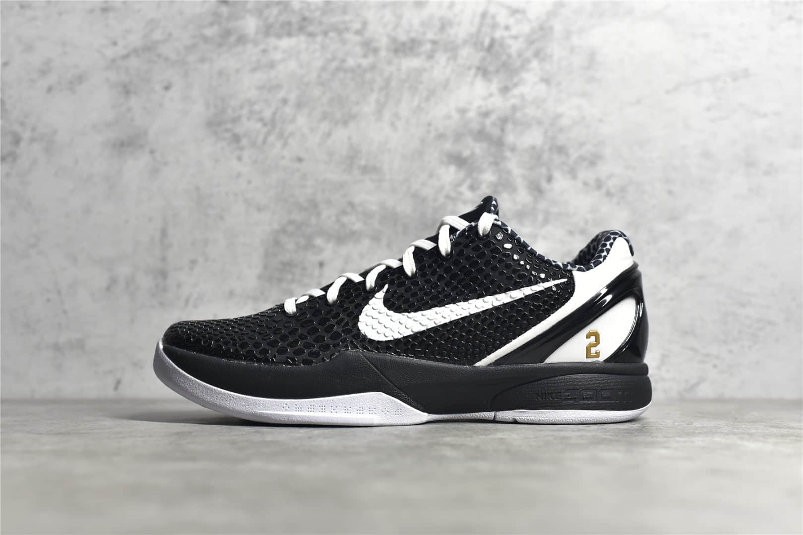 耐克科比6代天使 Nike KOBE ROTRO MambaCita 科比6黑曼巴 科比黑色球鞋 货号：CW2190-002