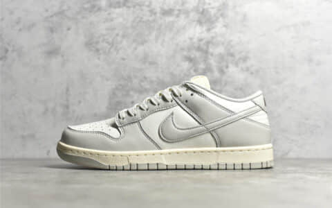 耐克Dunk SB骨白低帮 Nike Dunk SB Low RETRO 耐克SB Dunk灰白低帮板鞋 货号：DD1503-107