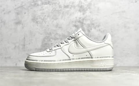 耐克空军一号手绘涂鸦米灰银低帮 Nike Air Force 1 耐克空军CJ纯原 耐克空军3M反光 货号：DW8802-603