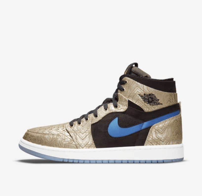 AJ1电竞配色 Air Jordan 1 Zoom Air CMFT GC 英雄联盟AJ1棕色高帮 货号：DQ0659-700