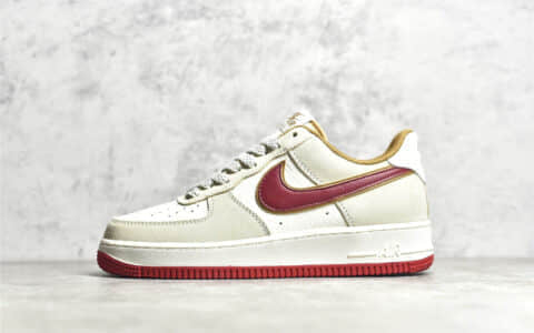 耐克空军米白麂皮中国风低帮板鞋 Nike Air Force 1’07 SU19“ 耐克空军纯原工厂 货号：QZ3068-226