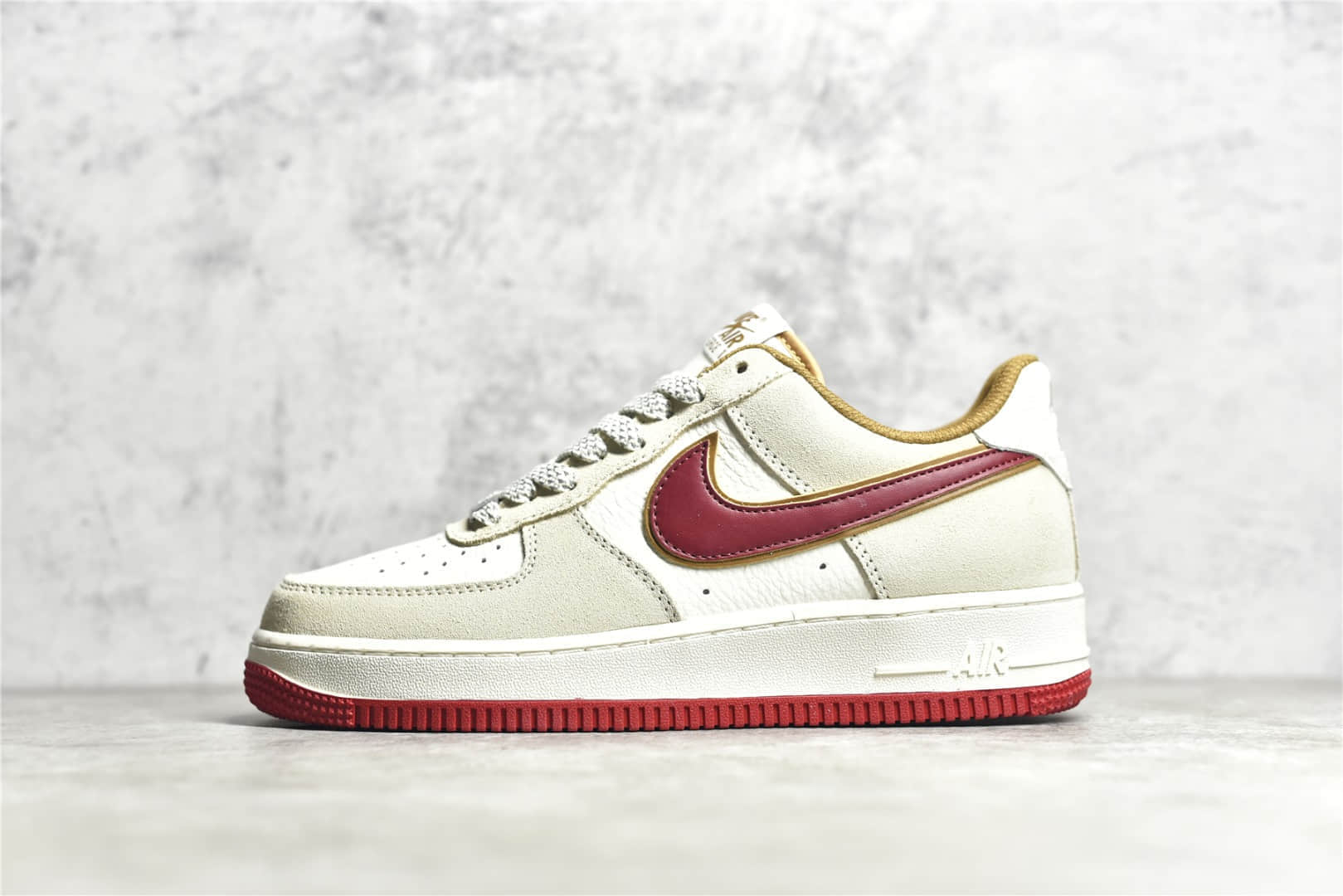 耐克空军米白麂皮中国风低帮板鞋 Nike Air Force 1'07 SU19“ 耐克空军纯原工厂 货号：QZ3068-226