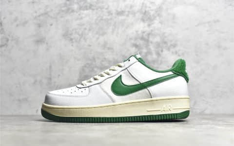 耐克空军帆布鞋白绿低帮 Nike Air Force 1’07 耐克空军纯原版本 货号：：DO5220-131