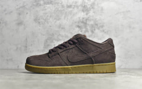 耐克Dunk SB大脚怪 耐克官方 Nike SB Dunk Premiom 耐克Dunk SB棕色麂皮低帮 货号：313170-222