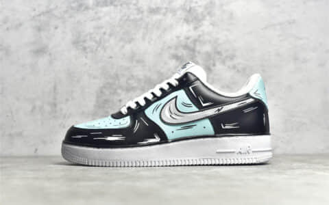 耐克空军黑钻石低帮 Nike Air Force 1 Low’07 耐克空军一号二次元板鞋 货号：CW2288-215