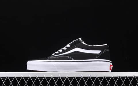 万斯经典黑白加绒帆布鞋 Vans Old Skool 莆田万斯货源 万斯原厂材质 货号：VN000D3HY28