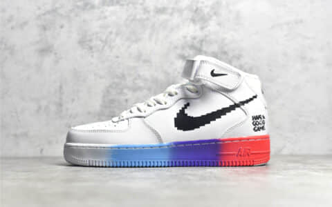 耐克空军英雄联盟电玩高帮 Nike Air Force 1’07″Have A Good Game” 耐克电玩皮肤 货号：DC3280-101