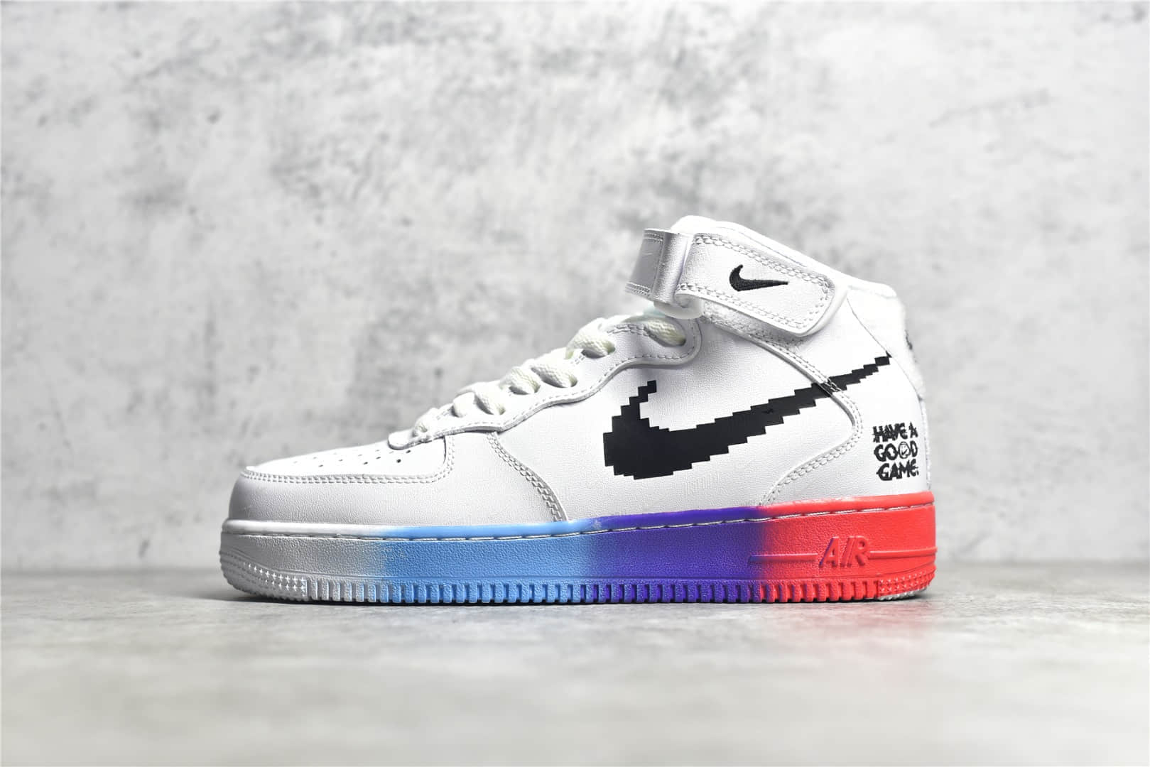 耐克空军英雄联盟电玩高帮 Nike Air Force 1’07"Have A Good Game" 耐克电玩皮肤 货号：DC3280-101