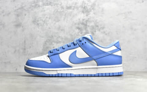 耐克Dunk北卡蓝低帮 Nike Dunk Low Retro 耐克缓震板鞋 莆田纯原版本 货号：DD1391-102