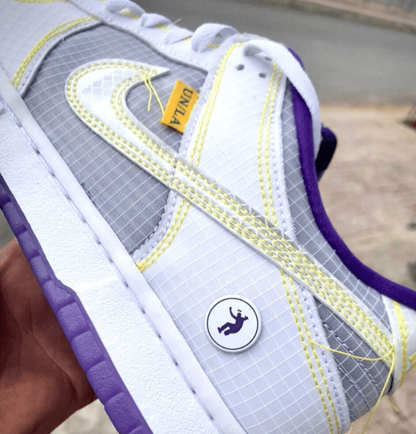 耐克Dunk湖人球鞋 Union x Nike Dunk Low “Lakers” 新配色耐克Dunk紫金湖人网面低帮 货号：DJ9649-400-潮流者之家