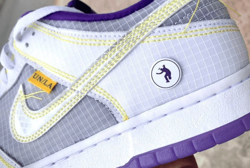 耐克Dunk湖人球鞋 Union x Nike Dunk Low “Lakers” 新配色耐克Dunk紫金湖人网面低帮 货号：DJ9649-400