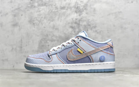 耐克Dunk Union联名紫金湖人 Union x Nike Dunk Low 耐克Dunk缝线网格 货号: DJ9649-400