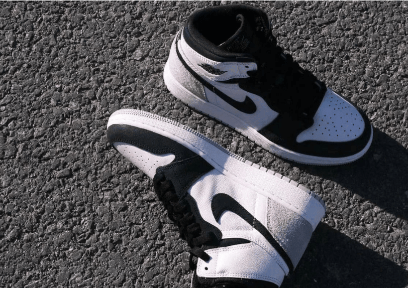 AJ1黑粉脚趾麂皮高帮 Air Jordan 1 Retro High OG “Stage Haze” 全新配色AJ1粉色高帮 货号：555088-108