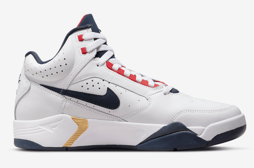 耐克皮蓬奥运会球鞋 Nike Air Flight Mid “Olympic” 耐克奥运会联名高帮 货号：DJ2518-102