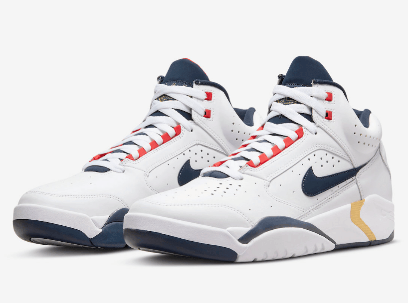 耐克皮蓬奥运会球鞋 Nike Air Flight Mid “Olympic” 耐克奥运会联名高帮 货号：DJ2518-102