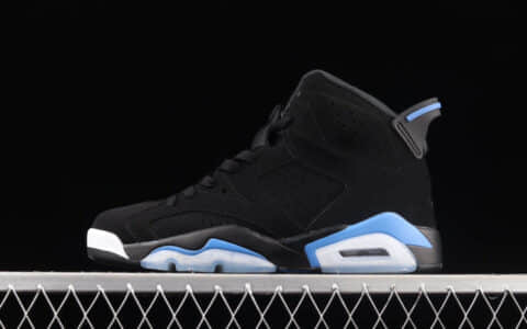 LJR纯原版本AJ6黑蓝实战球鞋 Air Jordan "UNC" AJ6 货号：384664-006