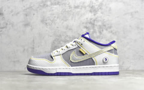 耐克Union联名湖人限定 Union x Nike Dunk Low 莆田S2纯原版本耐克Dunk水晶底 货号: DJ9649-500