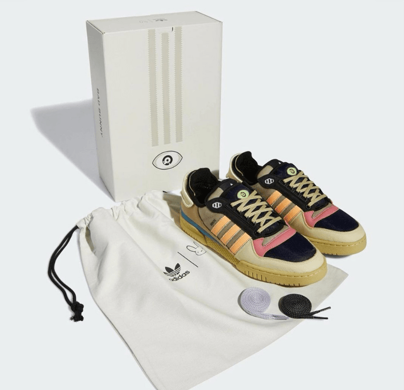 阿迪达斯联名款 最新联名Bad Bunny x adidas Forum Powerphase曝光  货号：GZ2009