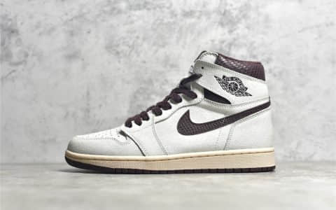 AJ1 A Ma Maniere联名白粽色高帮 A Ma Maniere x Air Jordan 1 High AJ1麂皮 货号：DO7097-100